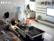 隐藏中的监视器记录了妻子偷汉子实况