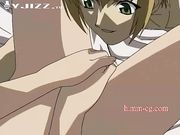 卡通动漫-女朋友在床上很害羞