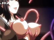 两个女同在玩les被突然出现的触手怪给强了