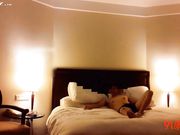 王悠悠肉色丝袜高跟诱惑大屌男友无套抽插最后内射