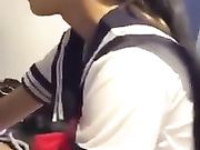 清纯大奶妹豪宅里玩制服诱惑 干爹一时受不了拔枪爆操