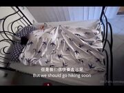 艳阳假日 我们忍不住在屋顶沙发上展示激烈性爱 无套爆插蝴蝶逼最后口爆