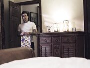 继哥抓到继妹在干继父