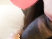 网红陈曦6部曲之爆舔粗大黑屌