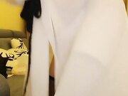 极品身材空姐网红主播 勾引外卖小哥干我 穿着衣服直接后入开操 中途摘套内射