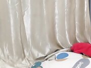黄色头发小妹儿搔首弄姿热舞 和男友啪啪做爱一顿猛操体外射精