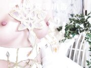 极品Cos爆机少女【喵小吉】双子最强冰雪组合原神花嫁+甘雨优菈