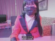 蛇喰梦子又输了，这次没穿内裤直接无套直插入背后位狗干