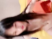 清纯羞涩小女友 外表文静甜美 无毛美穴被舔弄 插进来吧后入姿势爆操