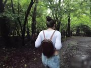 登山徒步露出爆插大奶妹