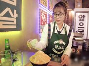 韩国旅游色情乱交爆干眼镜黑色过膝袜导游