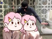 晴宝 淫乱反差母狗 2条母狗跪在一起灌肠 看谁喷的远 陪金主爸爸一起裸舞