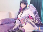 cos雷电将军 逆天小脸美颜内射白虎粉穴