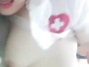 淫蕩小護士被男友後入淫蕩說著爽死了