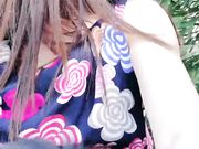 网红刘婷剧情演绎路边搭讪打扮性感的妹子在树荫下野战不时有人路过非常刺激