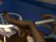 公司性感小姐姐淫荡骚浪美臀翘 皮肤白皙性感小美女骚的不行扒下黑丝椅子上猛操