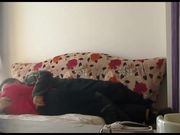 发了520元红包才来的女孩太漂亮了 魔鬼身材 看着好诱惑哦 穿着皮靴太性感了