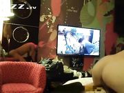 大神自拍宾馆大战身材性感的连体黑丝美女