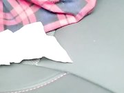 风骚静姐大白天车内与土豪炮友车震这骚穴搞出好多淫水车座都弄湿了对白淫荡