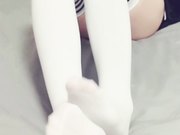 最新2018极品爆乳女神私人玩物之白袜高校装的爆乳女神 制服诱惑 豪乳美腿 高清私拍63P 高清720P完整版