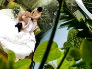 自然钟点房饥渴马尾小少妇与四眼男偷情进屋就热吻洗干净床上各种大战激情四射少妇淫叫喘息声是亮点猛干少妇很满足