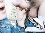 马尾辫斯文眼镜御姐与小伙炮友树林里野