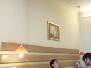 国产CD系列学生装的小伪娘旅馆完美口活被后入插爆