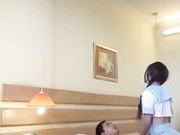 国产CD系列学生装的小伪娘旅馆完美口活被后入插爆