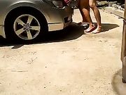 [国产女忧系列]欲望太强 从院子激烈操逼到闺房