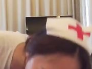 护士服的小骚妹跟土豪做爱前戏