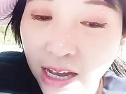 小甜甜乘摩托到户外路边啪啪秀舔JJ后入骚话特别多