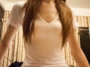 国产CD系列妖末颜COS护士装扮带着锁阳具上位啪啪