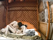 特色宾馆气质美女下班和公司帅气男同事偷偷开房