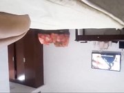 精彩对白搞笑小哥旅店约啪软件叫校园援交妹身材性感乳房饱满