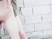 丰满大奶主播 大白天 户外站着被后入很会玩