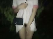 广州靓妹和闺蜜公园玩露出自拍,刮完逼毛和男友互舔性器官