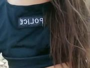 露天啪啪,旁边还个老头在干农活,又在乡下厕所里肏逼