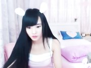 长发可爱美女主播露脸大秀