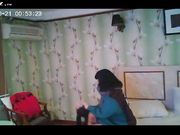 偷拍大冷天匆匆赶来在旅店打一炮的就走的情侣