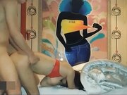 极品E奶爆乳美少妇与弯屌小鲜肉情人宾馆开房啪啪打炮 无套多姿势抽插