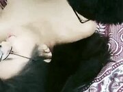 眼镜小妹的性生活，露脸户外激情铺块毯子就开始干