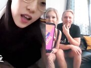 最新流出留学生『刘玥』疫情封城和朋友线上啪啪游戏 老外大屌深喉抽插