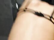 厕所口爆内射大学妹，穿性感比基尼浴室旁后入，啪啪