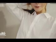 出差订错房间三人同住-淫荡秘书被两个肉棒填满屁眼-前后夹击