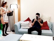 情景剧粉丝家一日女仆初体验性感肥臀美女全方位照顾宅男生活生理国语