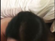 华裔脸孔的美眉貌似喝高了满脸通红的诱惑大屌洋老外上司啪啪