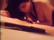 高级会所性感漂亮的口交女王竟被大鸡巴猛男征服了 吃了好久也没射