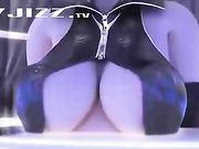 3D动漫 超大奶性感白虎女神高清表演精致口活