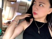 高颜值网红脸女大生搭计程车忘记带钱包没有办法只好用身体来付款