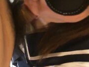 绿帽老公携饥渴娇妻与单男疯狂3P私拍流出 水手制服装前怼后操